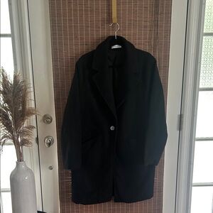 ✨Talulah Classic Black Women's Oversized Pea Coat ✨